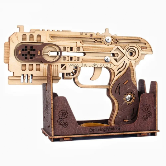 Space Sci-Fi Pistol - Wooden DIY Toy