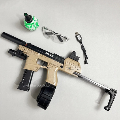 New Mp17 Gel Blaster With Metal Stock, Metal Rail