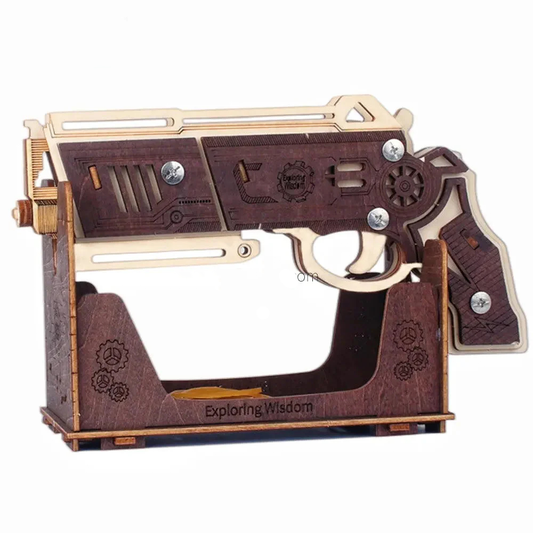 Space Sci-Fi Pistol  - Wooden DIY Toy