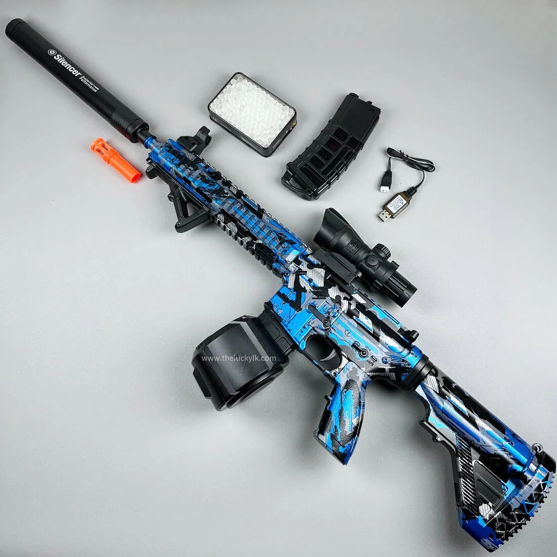 Exquisite Graffiti M416 Gel Blasters 25M Shoot Range With 2 Mags