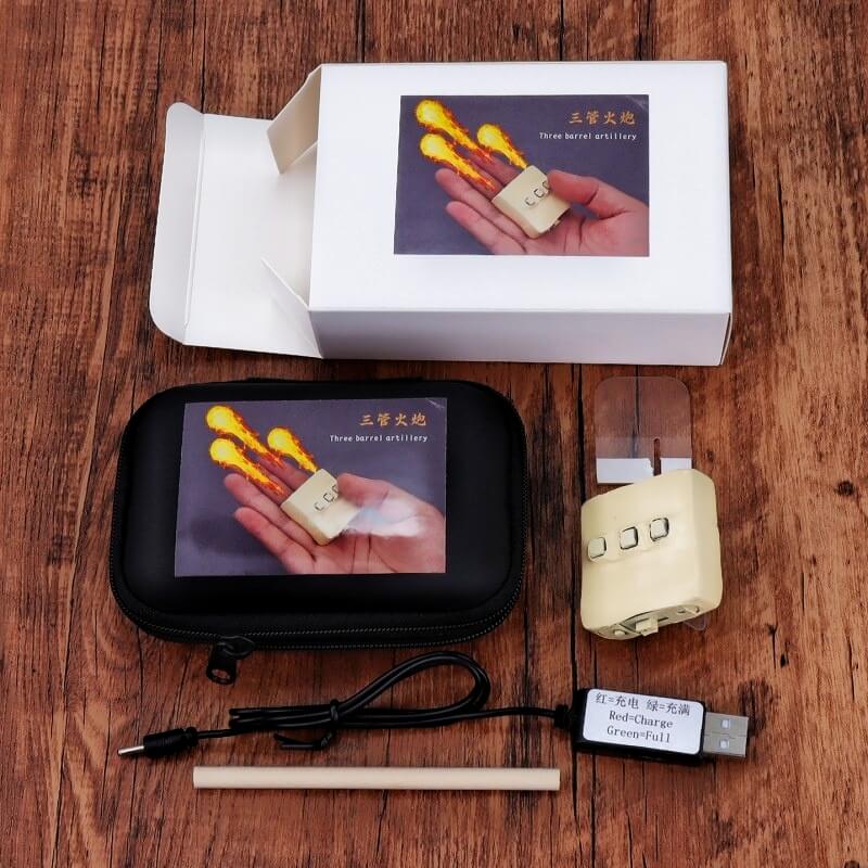 Triple-barrel Flame Thrower