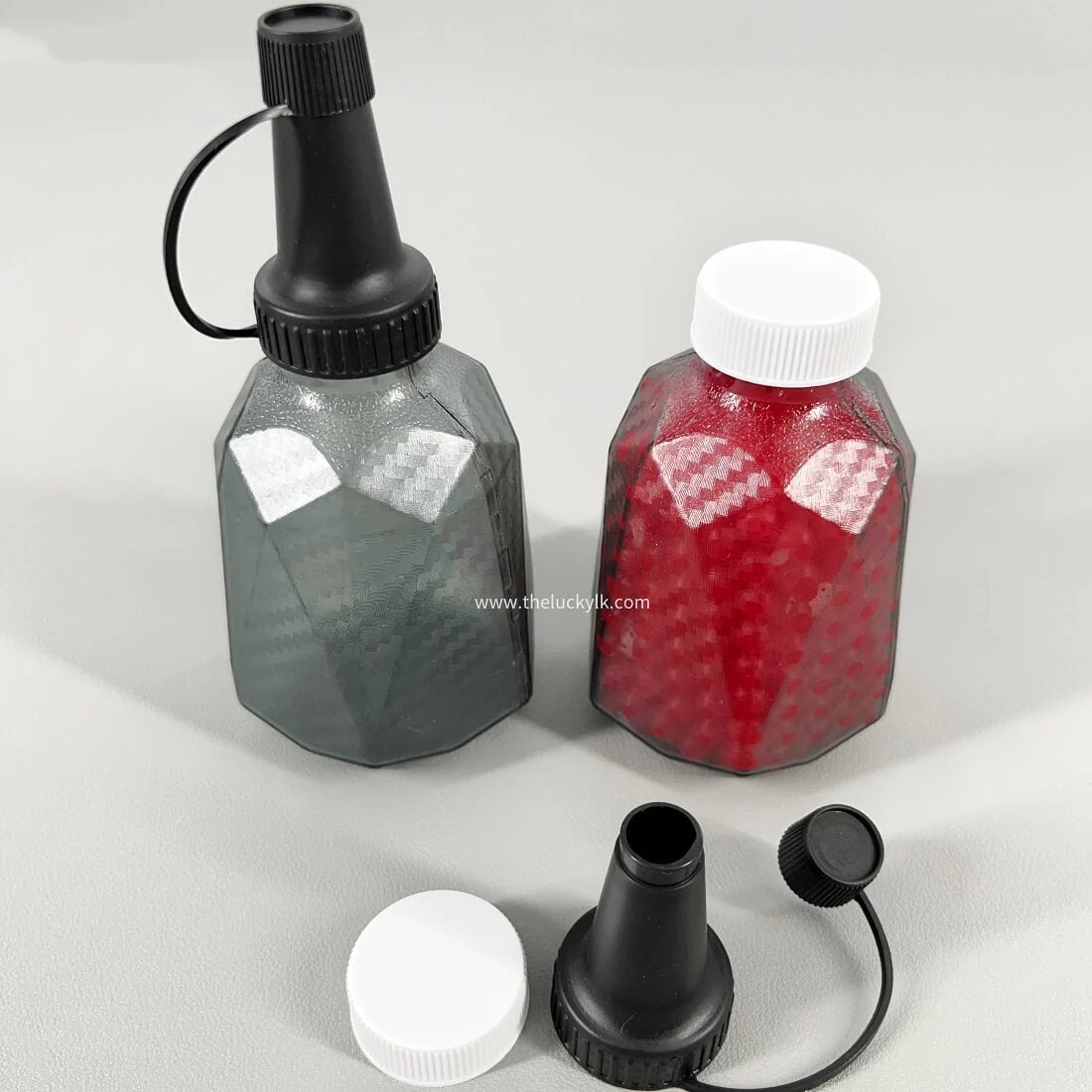 Carbon Fiber Pattern Quick Loading Bottle
