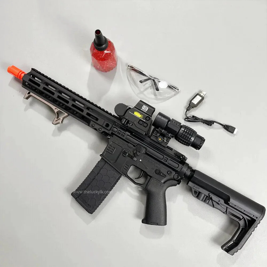 New SLR Precision Shooting Gel Blaster Fast Mode 11.1V Battery Recommended Age 18+