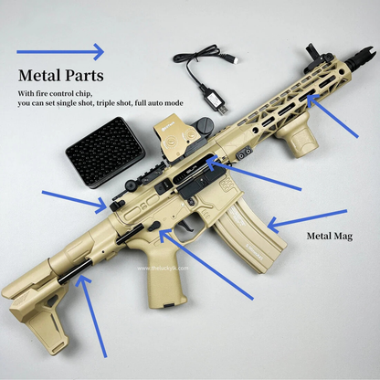 SLR PDW Gel Blaster With Programmable Fire Control Chip
